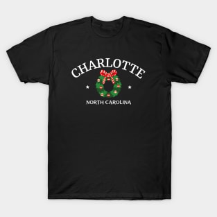 Charlotte, North Carolina Christmas T-Shirt